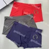 Tide Brand Designer Men Underpants Fashion Ice Silk Summer Men Sexy Underwear Casual Boîtres respirant 3PCE / BOX