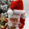 Suprimentos de brinquedos de Natal Decorações de Natal para casa Feliz Natal e Ano Brinquedos infantis Presentes Bonecos de pelúcia Papai Noel elétrico que pode andar de skate 231124