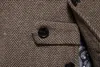 رجال سترات الرمادي الرمادي Tweed Suit Suit Men 2023 العلامة التجارية عتيقة صول طية الصوف المزيج من الخصر الخجرية أعمال Gilet Costume Homme 231124