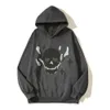 Designer Luxury KanyeS Classic Flame Skull foam printed hoodie sweaters for men and women hoodies