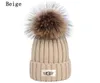 Créateur de mode Bonnet femme Bonnet homme Bonnet tricoté Automne / Hiver chapeau chaud Chapeau épaissi Chapeau tricoté Hairball Mode style classique S-5