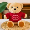 Niedliche kleine Bärenpuppe für Kinder, Komfort-Plüschpuppen, Tiere, Stofftiere, Schlafkissen, Teddybär, Plüschtier, Geburtstagsgeschenk, Jungen, Mädchen, CSD2311241