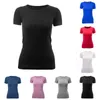 Camisetas de yoga femininas Swiftly Tech 1.0 2.0 camisetas esportivas femininas de manga curta malha absorvente de umidade alta elasticidade fitness camisetas da moda
