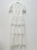 Casual Dresses Authentic NWT Self Portrait Camellia Crystal Embellished Lace Midi Dress