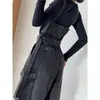 Combinaisons pour femmes Barboteuses Denim noir pour femmes Style coréen Vintage combishort pantalon large pantalon ample surdimensionné salopette vêtements 231123