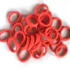 Hårtillbehör 50st/Lot Kids Girls Elastic Bands Fashion Sömlös Ring Scrunchie Diameter 3cm Hårband för kvinnor