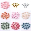 Dekorativa blommor 20st MNI Silk Rose Flower Heads Multicolor Artificial Roses Scrapbooking For Wedding Decor Festival Decoration