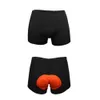 Ciclismo Underwear Unisex Preto Bicicleta Ciclismo Shorts Sólidos Cosplay Confortável Roupa Interior Esponja Gel 3D Acolchoado Bicicleta Ciclismo Shorts 231123