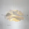 Lampes suspendues LED Lustre Ins Fleur Acrylique Pétale Lampe Nordique Suspendu Salon Décoration Salle À Manger Chambre