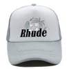 Chapeau couples sport rhude brodery baseball extérieur designer concepteur de croiseur de vacances voyage de vacances à la chapeaux respirants marques de mode Visor imprimées unisexe