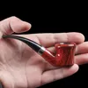 Smoking Pipes Small Pipe Set Durable Bakelite Small Hammer Pipe Circulation Filter Curved Accessory Gift Box