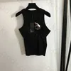 Designer sexy sportvest damesmode los hemdje dun ademend sweatshirt vest klassiek vest