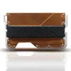 Card Holders Fashion Brand RFID Aluminum Metal Holder Business Minimalist Smart Wallet For Man Id Credit Badge 2021282K