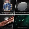 Inne zegarki OLEVS dla mężczyzn Automatyczne mechaniczne zegarek Wodoodporny pusty szkielet Noctiocenter Win Up Mężczyzna na rękę 231123