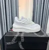 Designer odissea läder sneakers män kvinnor casual skor chunky-sole trippel snörning sneaker