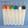 New Chzimade 5Pcs Colorful 30ml Refillable Squeezable Needle Bottle Point Line Diy Polymer Clay Tools Gifts