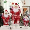 Noel Süslemeleri 60/45/30cm 2024 Yıl Büyük Noel Baba Bebeği Noel Çocukları Hediye Dekorasyonları Ev Düğün Malzemeleri Süsler 231123