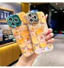Fashion Flowers Butterfly Glitter Laser Phone Case For iPhone 11 12 13 14 15 Pro Max 14 15 Plus Color Diamond Lens protection Cover