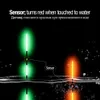 Vissen Accessoires 2 Stuks Smart Visserijvlotter Beetverklikker Vis Aas LED Licht Kleurverandering Automatische Nacht Elektronische Veranderende Boei Met CR425 Batterij 231123