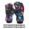 Ski Gloves Kids Winter Thicken Warm Boys Girls Windproof Waterproof Outdoor Snow Skating Snowboarding Comfortable 231124