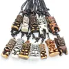 Chokers blandade partier 12st imitation ben snidad nz maori tiki män charms tiki totem halsband för män kvinnor amulet gåva 231124