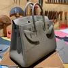 borse Borse alla moda Totes Borsa tote classica Borsa firmata Borsa da donna di lusso Interamente realizzata a mano utilizzando pelle Togo originale importata Filo di cera d'api per cucire platino 22K