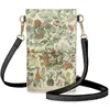 Borse da sera FORUDESIGNS Pittura Fiori floreali Cellulare Borsa monospalla Design multitasche Custodia per trucco per cellulare Decorazione