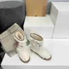 Bottes de neige classiques avec fourrure intégrée, Vintage, à la mode, automne/hiver 2023