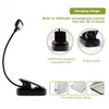 Bordslampor bok Light Battery Powered Mini Travel Accessories Desk Lamp Led Dormitory Clip Creative Reading Night Clip-On