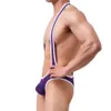 Men S Sexy Bodysuit Bulge Pouch U Convex Jumpsuit Backless Open Butt Suspender Undershirt Exotic Lingerie