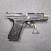 Glok Blowback Spielzeugpistolen Pistole Manuelle Pistole G1 Soft Bullet Blaster Airsoft Gun Metallarme Pneumatische Pistolen Automatisches kontinuierliches Granatenwerfen Für Erwachsene Jungen Geschenke