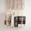 Tapeçarias BohemianChic Pendurado na parede MacrameTapestry Decor HandWoven Knit Home Decoration
