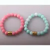 Strand Fashion Mastone Bead -armbanden met legeringspijp S Bracelet Ladies Summer