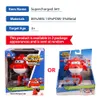 Action Toy Figure Super Wings 5 pollici Trasformazione Jett Dizzy Donnie Deformazione Aeroplano Robot Action Figures Trasformazione Animazione Giocattoli per bambini 230424