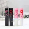 Garrafas de armazenamento 50/100pcs 4g fofo rosa preto cardíaco direto enchimento direto batom tubo tubo cosmético Lip recipiente amostra de amostra de amostra