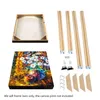 Frames DIY Solid Natural Wood Bar Wall Canvas Frame Cadre Stretching Large Size Picture Poster Po Kit For Oil Painting252q