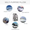 Pillow PVC Inflatable Travel Portable Headrest Chin Support Cushions For Airplane Plane Car Office Rest Neck Nap Pillows Dropshi