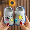 Niños niños niña mulas zuecos verano Croc jardín playa zapatillas sandalias cueva agujero bebé zapatos para niñas niños 2021 chico zapatillas G1218