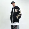 High Coat Spring and Autumn Casual Hip Hop New Baseball Suit Men's Loose Street Jacket Student Trend