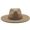 Hüte mit breiter Krempe Fischerhut Herbst Winter Herren Fedoras Damen Filzhut Damen Sombrero Jazz Melone Outdoor Vintage Zylinder Große Krempe 9,5 cm 230422