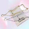 Luxury Fashion Gold Plated Silver Necklaces Selected Quality Pendant Necklace Couple Style Long Chain Delicate Young Girl Accessor9215555