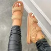 Sandales Mode Femme Bout Ouvert Plateforme Chaussures Décontractées 2023 Été Extérieur Grande Taille Plat 43