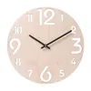 Wall Clocks Living Room Rustic Style Non-Ticking Easy To Read For Home Decoration Necessity