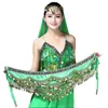 Scene Wear Dress Up Fashion Accessory Women Belly Dance Hip Scarf Performance Outfits