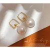 JOVOVASMILE 0.125Ctw Real Diamond 10Mm-11Mm Natural Pearl Pendant Gold Stud Earrings For Women Birthday Gift With CE