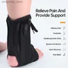 Ankle Support 1Pcs Ank Support Brace Adjustab Ank Wrap Protector Women Men Lace Up Foot Stabilizer for Running Basketball Sports Safety Q231124