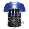 Мужские футболки Taving 3D Printed P.O.D Band Casual футболки хип-хоп Tee Harajuku Styles Tops Tops Одежда для мужчин/женщин