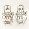 2023 Hot Male Chastity Deviceステンレス鋼Pa Punture Cock Cage Bdsm Sex Toys for Newest Design Men Penis Lock Cock Ring Toy