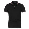 Męskie polo Summer Luxury Męskie Jersey Bawełniany stały kolor Business Polo Shirt Fashion Bluza para noszenia s-4x 230424