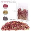 Christmas Decorations 100200g Dried Rose Flower Petals Confetti Wedding Party Decoration Biodegradable Real Natural Petal Handmade Supplies 231123